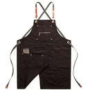 Personalized korean fashion black canvas apron kitchen uniform by Decorbites