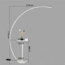 GobekUsa Arc LED Floor Lamp with Remote Control - Nordic Minimalist Design