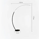 GobekUsa Arc LED Floor Lamp with Remote Control - Nordic Minimalist Design