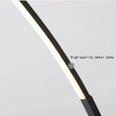GobekUsa Arc Shape LED Floor Lamp with Remote Control for Modern Living Room Decor