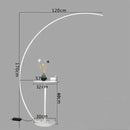 GobekUsa Arc Shape LED Floor Lamp with Remote Control for Modern Living Room Decor