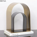 GobekUsa Arches Geometry Desk Decoration - Modern Sculpture Craft for Room Aesthetics