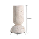 GobekUsa Archway Shape Travertine Sculpture Figurine Statue for Home Decor