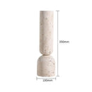 GobekUsa Archway Shape Travertine Sculpture Figurine Statue for Home Decor