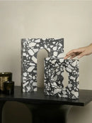 GobekUsa Archway Terrazzo Sculpture for Home Decor