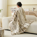 GobekUsa Arctic Velvet Faux Rabbit Throw Blanket | Cozy, Warm, & Luxurious Comfort Blanket