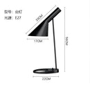 GobekUsa Arne Jacobsen Corner Floor Lamp Black White LED Modern Living Room Decor