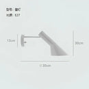 GobekUsa Arne Jacobsen Corner Floor Lamp Black White LED Modern Living Room Decor