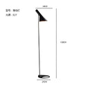 GobekUsa Arne Jacobsen Corner Floor Lamp Black White LED Modern Living Room Decor