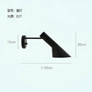 GobekUsa Arne Jacobsen Corner Floor Lamp Black White LED Modern Living Room Decor