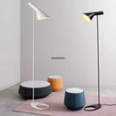 GobekUsa Arne Jacobsen Corner Floor Lamp Black White LED Modern Living Room Decor