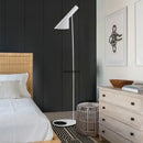 GobekUsa Arne Jacobsen Corner Floor Lamp Black White LED Modern Living Room Decor