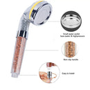 Clear chrome aroma shower head bathroom vitamin filtration vitamin scent by Decorbites