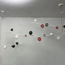GobekUsa Art Deco Branches Chandeliers Black White Glass G9 Bulb Height Adjustable