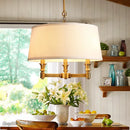 GobekUsa Art Deco Copper Pendant Light for Dining Room, Living Room & Bedroom Lighting
