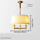 GobekUsa Art Deco Copper Pendant Light for Dining Room, Living Room & Bedroom Lighting