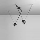 GobekUsa Art Deco Cross Belt Black Orange Lustre Hanging Lamp for Living Room
