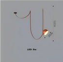 GobekUsa Art Deco Cross Belt Black Orange Lustre Hanging Lamp for Living Room