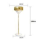 GobekUsa Art Deco Crystal LED Chandelier - 4 Tier Gold Silver Designer Lighting
