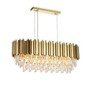 GobekUsa Art Deco Crystal LED Chandelier - 4 Tier Gold Silver Designer Lighting