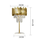 GobekUsa Art Deco Crystal LED Chandelier - 4 Tier Gold Silver Designer Lighting