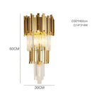 GobekUsa Art Deco Crystal LED Chandelier - 4 Tier Gold Silver Designer Lighting