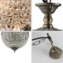 GobekUsa Art Deco Crystal LED Chandelier in 2 Sizes for Parlor, Bedroom, Lobby, Hotel