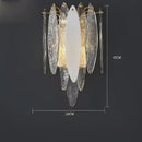 GobekUsa Art Deco Glass Iron LED Chandelier for Dinning Room