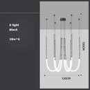 GobekUsa Art Deco Gold Black LED Designer Pendant Light for Dinning Room