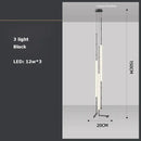 GobekUsa Art Deco Gold Black LED Designer Pendant Light for Dinning Room