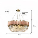 GobekUsa Art Deco Black Golden Crystal Chandelier for Foyer