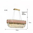 GobekUsa Art Deco Black Golden Crystal Chandelier for Foyer