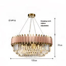 GobekUsa Art Deco Black Golden Crystal Chandelier for Foyer