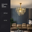 GobekUsa Art Deco LED Crystal Chandelier Lighting for Foyer