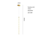 GobekUsa Art Deco LED Glass Pingpong Pendant Light in Gold Chrome Black.