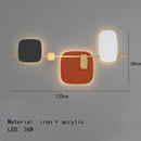 GobekUsa Art Deco LED Wall Lamp 70/120cm Metal Sconce for Bedroom Parlor Hotel