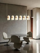 GobekUsa Art Deco White Acrylic Chandeliers: Elegant Indoor Living Room Lamps