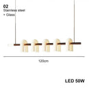 GobekUsa Art Deco White Acrylic Chandeliers: Elegant Indoor Living Room Lamps