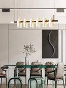 GobekUsa Art Deco White Acrylic Chandeliers: Elegant Indoor Living Room Lamps