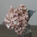 Pink & purple hydrangea silk flower arrangement wedding decor shop by Decorbites