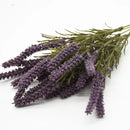 Purple and gray artificial lavender plants for living room decor by Decorbites