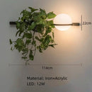 GobekUsa Artificial Plant Pendant Light: Nordic DIY Sky Garden LED Hanging Lamp