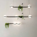 GobekUsa Artificial Plant Pendant Light: Nordic DIY Sky Garden LED Hanging Lamp