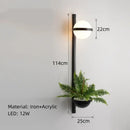 GobekUsa Artificial Plant Pendant Light: Nordic DIY Sky Garden LED Hanging Lamp