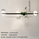 GobekUsa Artificial Plant Pendant Light: Nordic DIY Sky Garden LED Hanging Lamp