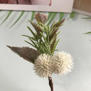 White fluffy simulation bouquet wedding and living room decor by Decorbites