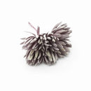 Pastel textured fake flowers living room christmas decor by Decorbites