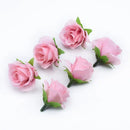 Assorted vibrant artificial roses decorative flowers living room decor by Decorbites