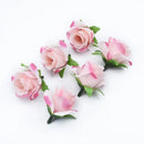 Assorted vibrant artificial roses decorative flowers living room decor by Decorbites