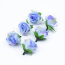Assorted vibrant artificial roses decorative flowers living room decor by Decorbites
